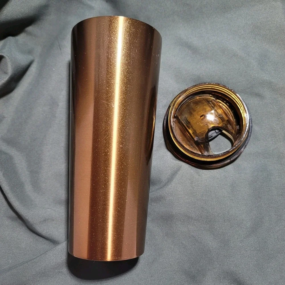 Starbucks Stainless Steel Tumbler  24 oz 2022 Summer Gold‎